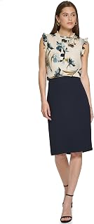 DKNY Womens Business Casual Knee-Length Pencil SkirtSkirt