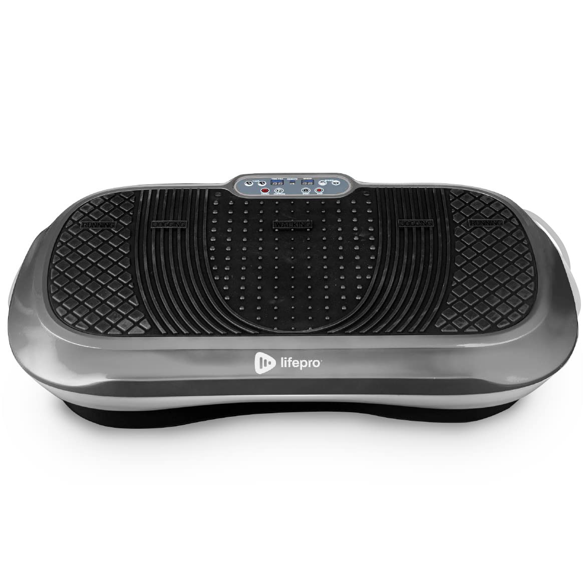LifePro Vibration Plate Exercise Machine Grey- Whole Body Workout Vibration Fitn
