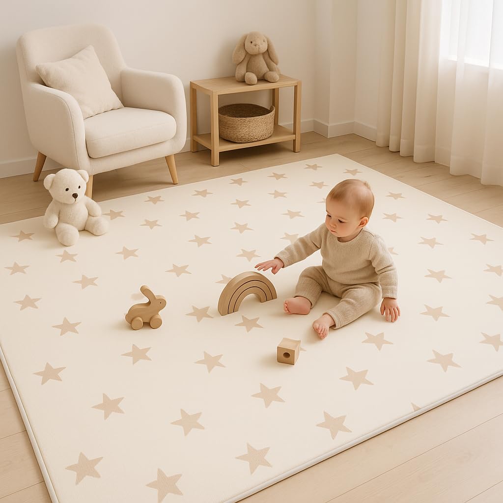 Bubba Bear Baby Play Mat, Floor Foam Playmats for Babies, Foldable Matt Gyms Pla