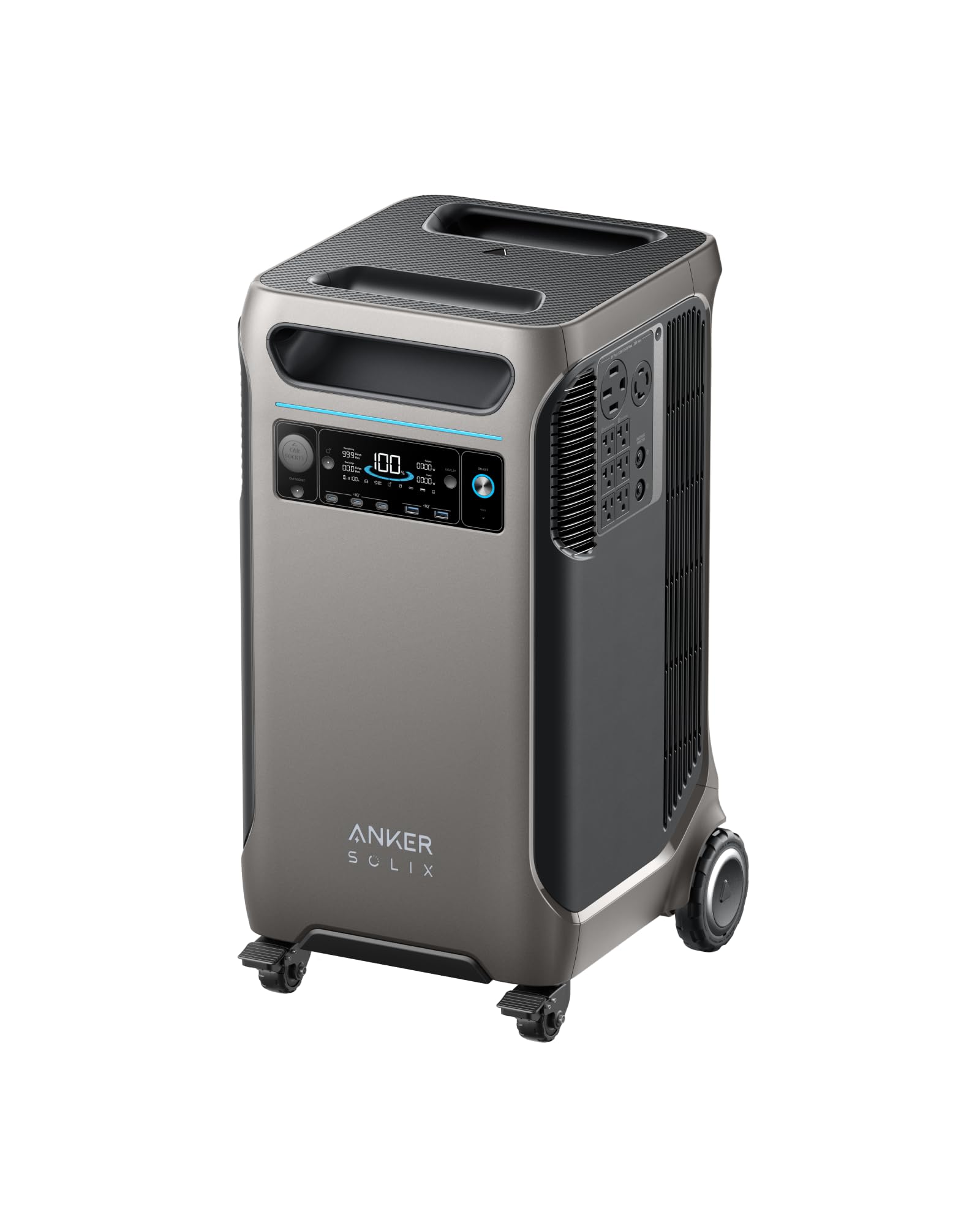 Anker SOLIX F3800 Portable Power Station, 3840Wh, LiFePO4 Batteries, Ultra-High 