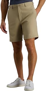 Haggar B&t Cool 18 Pro Classic Fit Stretch Flat Front Short - Men's Flat Front Shorts
