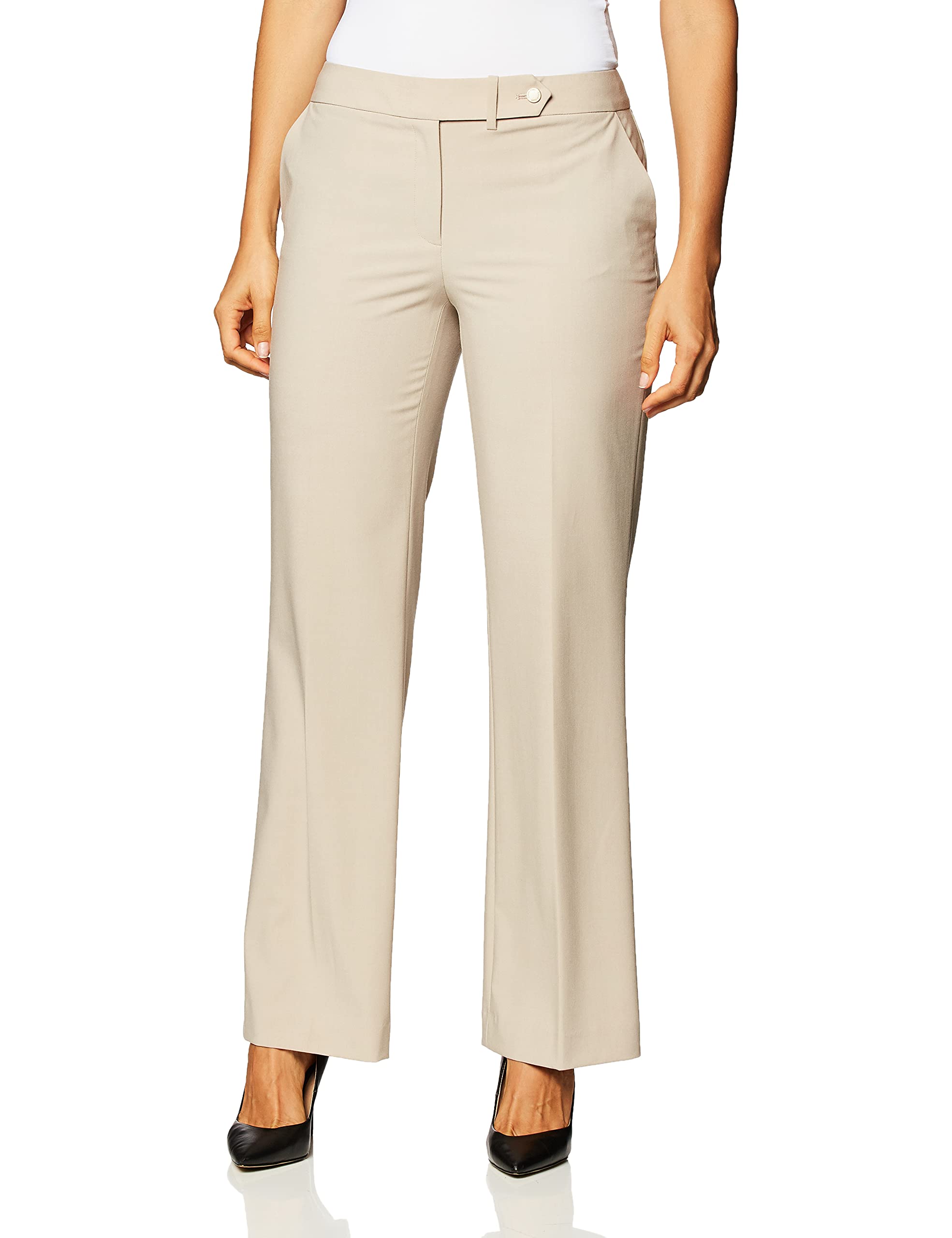 Calvin Klein Women's Straight Leg Lux Business Pant (Standard & Petite) Blazer