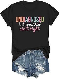 Undiagnosed But Something Ain't Right Shirt V Neck Undiagnosed But Something Aint Right Tshirt