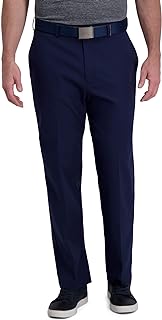 Haggar Cool Right Performance Flex Solid Classic Fit Flat Front Pant-reg. and Big & Tall - Men's Casual Pants