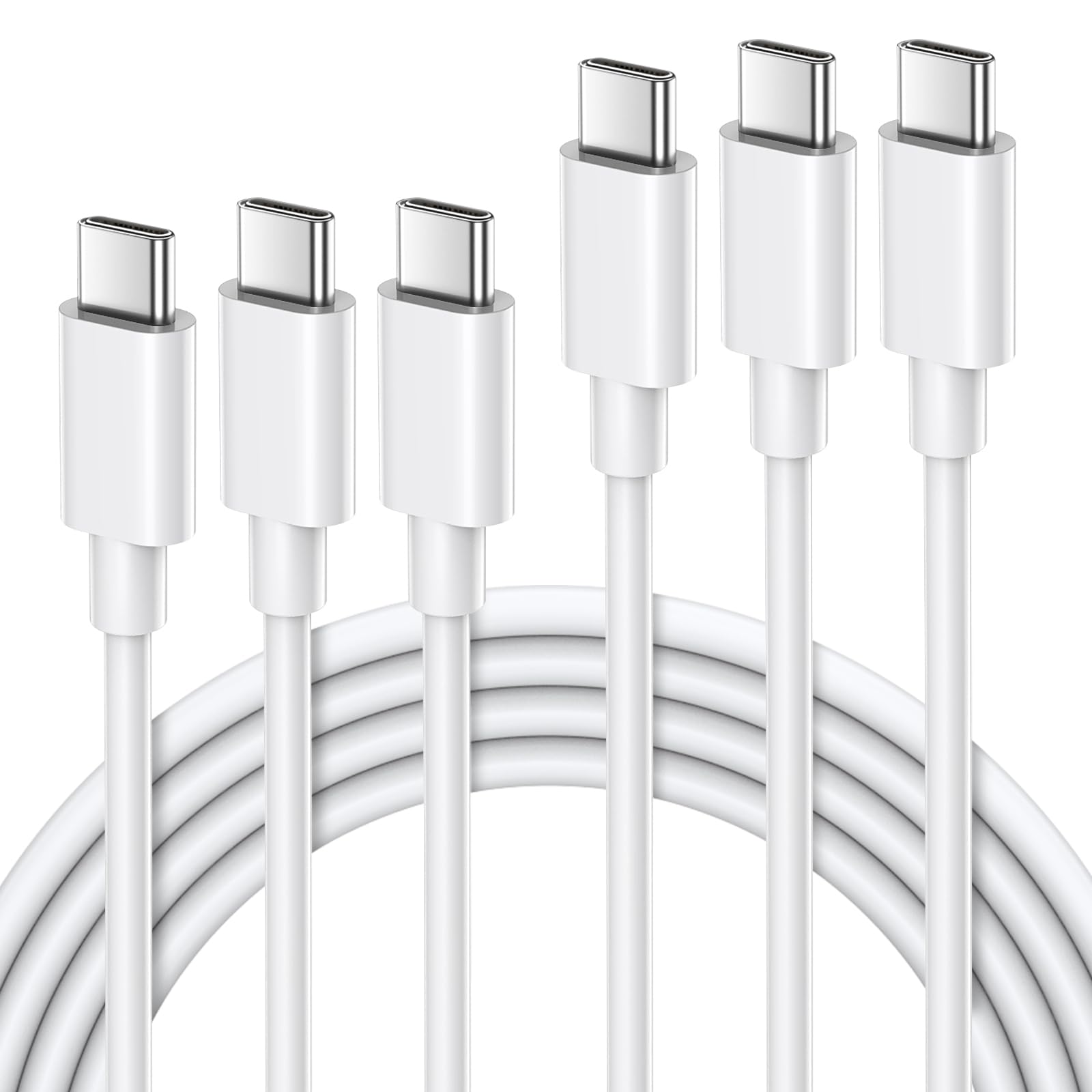 Quntis 3Pack USB C to USB C Charger Cable 60W, Type C to Type C Cable
