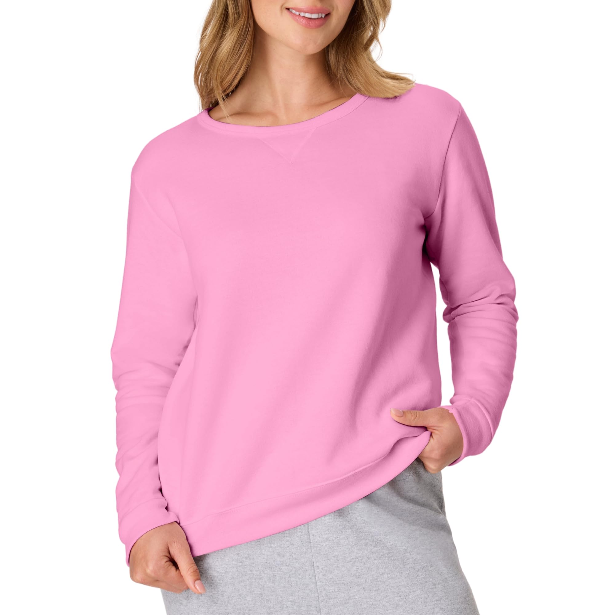 Hanes Women's EcoSmart Fleece Sweatshirt for Women, Soft Midweight - Full-Zip Ho