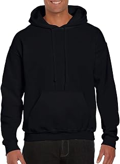 Gildan - Hoodie - Men (M) (Black), Black, M