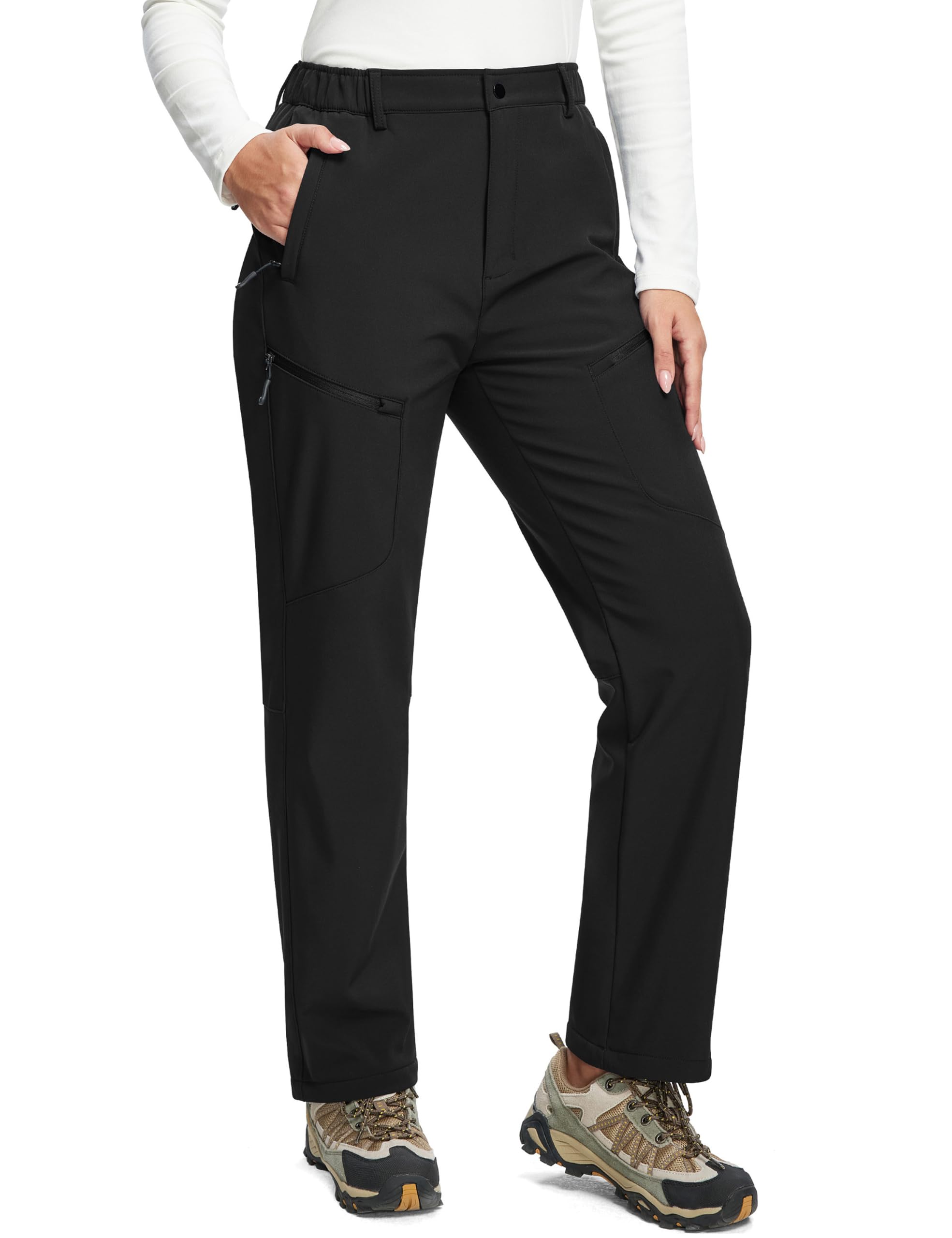 MoFiz Women's Lined Thermal Trekking Trousers Waterproof Ski Trousers