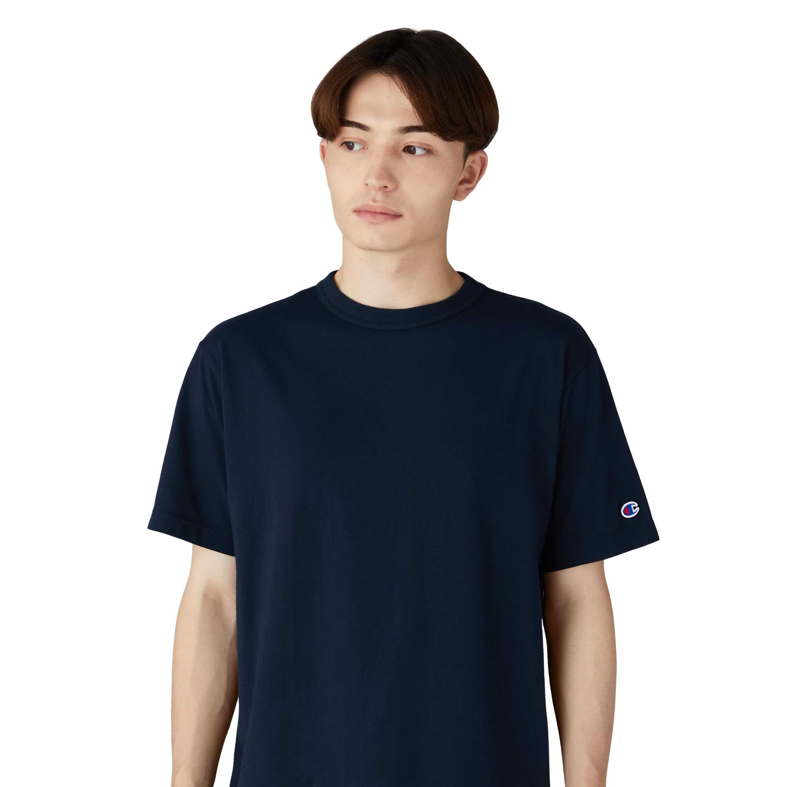 Champion C8-Z312Z Men's T-Shirt, Short Sleeve, Round Neck, 100% Cotton