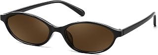 FEISEDY Retro Oval Cat Eye Sunglasses for Women Y2k Trendy Sunnies B0257