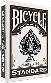Bicycle Black Playing Cards, Standard Index, 1 Deck
