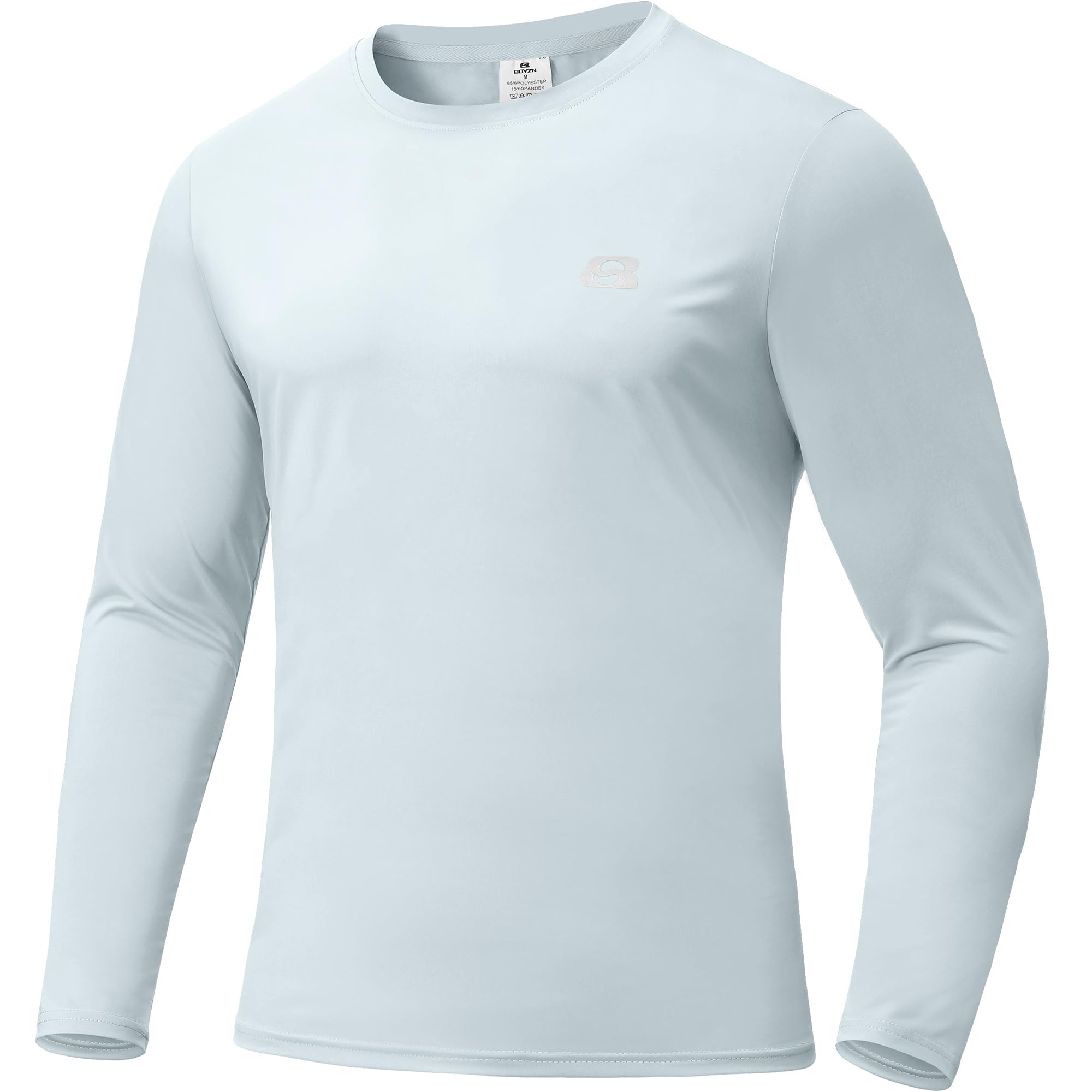 Boyzn Men's UPF 50+ Sun Protection Swim Shirts - Quick Dry Lightweight Rash Guar