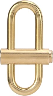 Brass Keychain, Fishing, Material, 2.3 inches (5.8 cm) Portable Snap, For Hiking, Southern Climbing, Camping