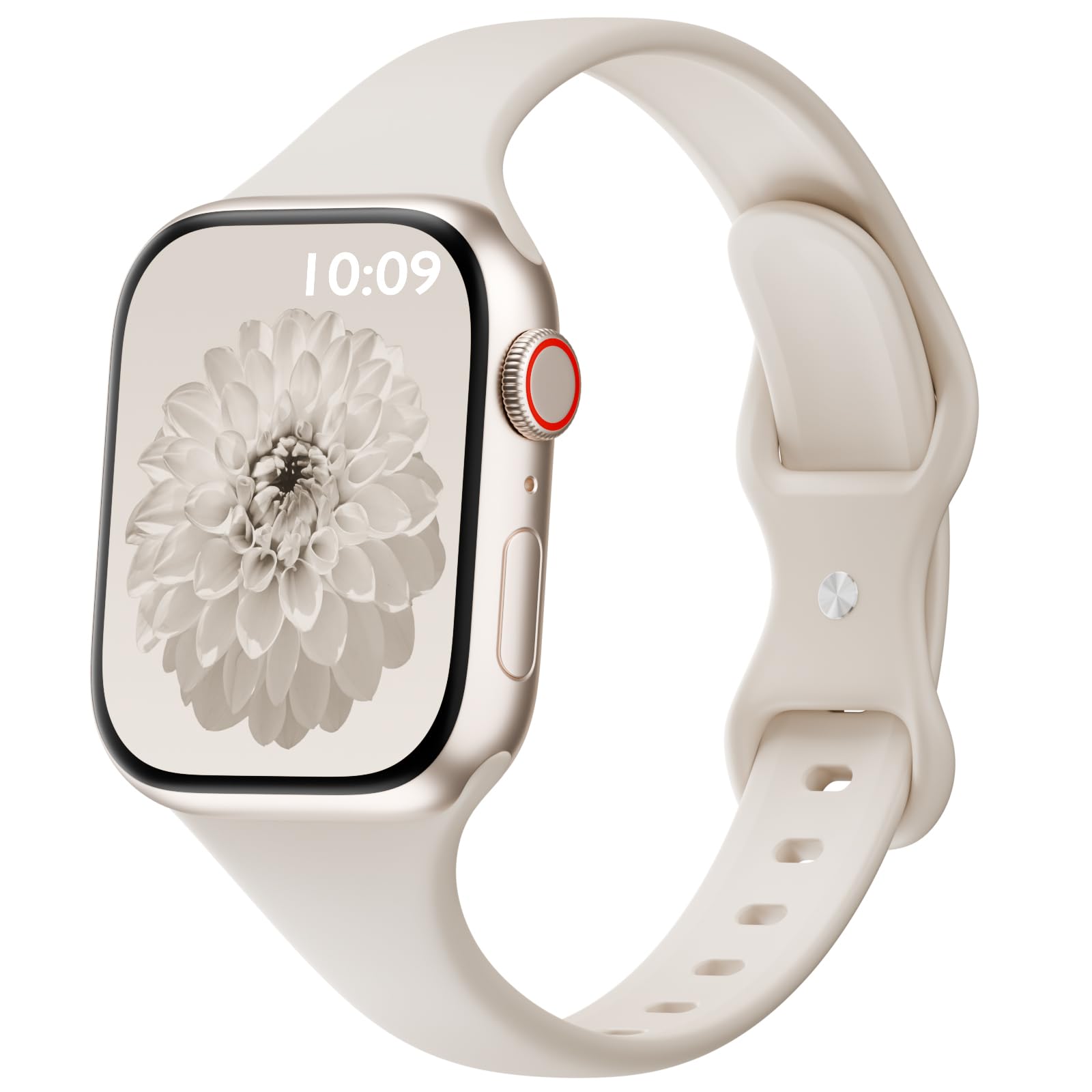 Thin Sport Silicone Slim Band Compatible with Apple Watch Bands Women Men | Soft