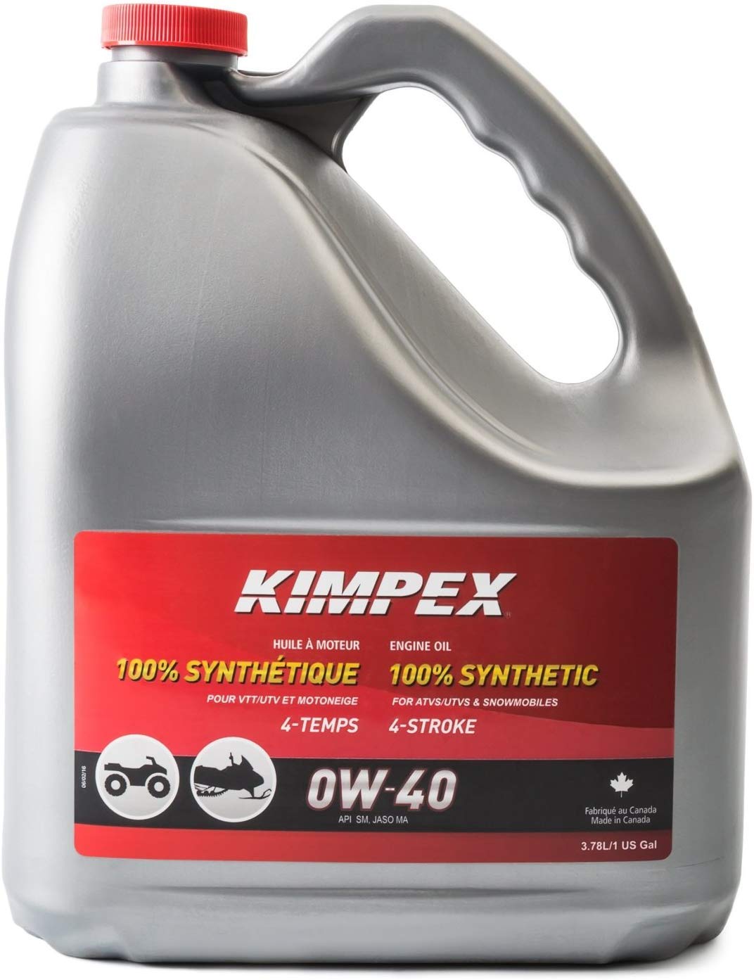 OIL ENGINE SNWMOB/ATV 0W40 3.78L SYNT