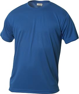 CLIQUE Men's Functional Polyester T-Shirt – Sports Shirt – Perforated and Moisture-Repellent – 10 Colours – Sizes S, M, L, XL, XXL, XXXL, XXXXL