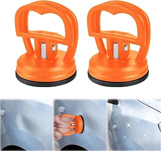 flintronic 2PCS Mini Car Dent Puller, 5.7cm Suction Cup Lifter, Car Repair Dent Removal Tools, Suckers for Glass, Tiles, Slabs Objects Moving&Lifting, Dent Puller Suction Cup for Car Dent Repair