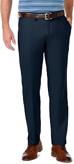 Haggar Men's Cool 18 Pro Straight Fit Flat Front Pant Pants