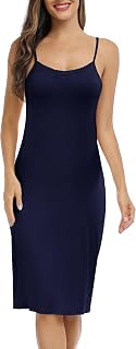 Vlazom Women's Interior Combination, Short Dresses, Petticoat for Summer Dresses with Adjustable Straps S-XXL
