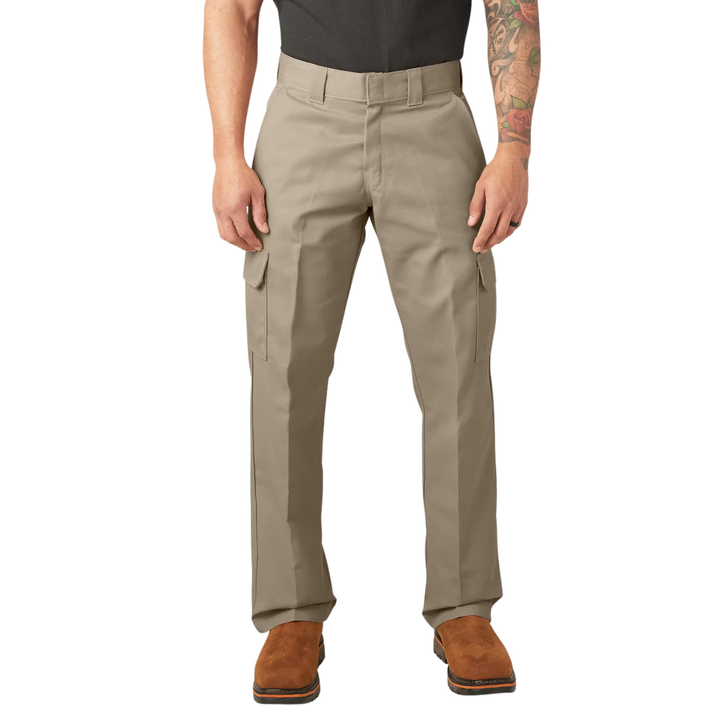 Dickies - WP592 Relaxed Straight Leg Cargo Work Pant, Size: 44W x 32L, Color: De