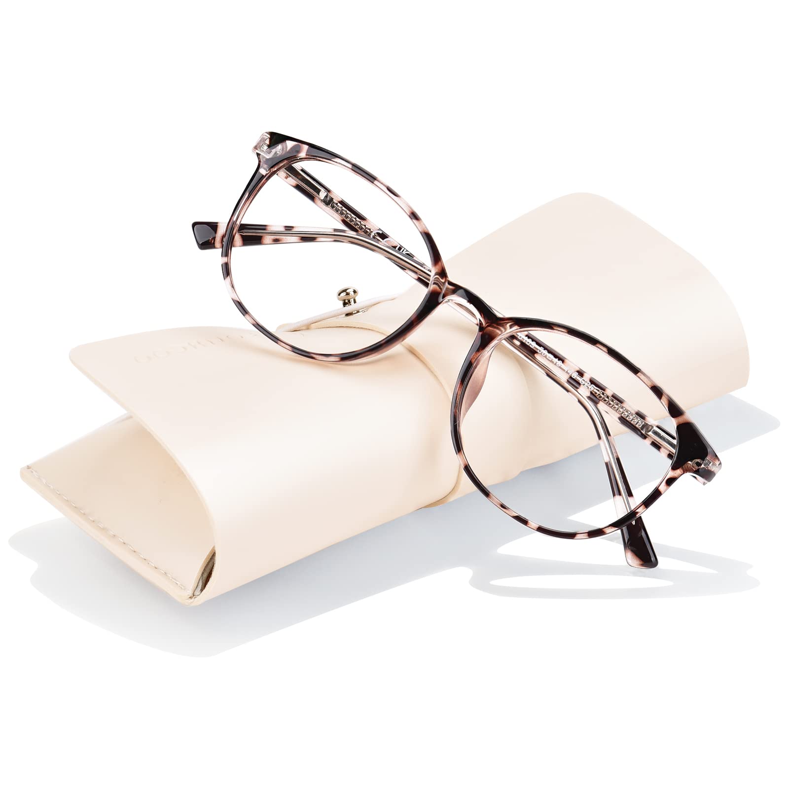 FONHCOO Blue Light Blocking Glasses Women Men Computer Eyeglasses,TR90 Fashion R