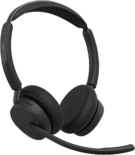 Jabra Evolve3 45 Auriculares Bluetooth Estéreo con Micrófono, USB-C, UC