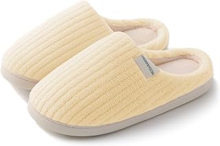 HUXMEYSON Womens Slippers Fuzzy House Slippers, Cozy Slippers for Women Indoor Fluffy Outdoor Slippers with Anti-Skid Sole