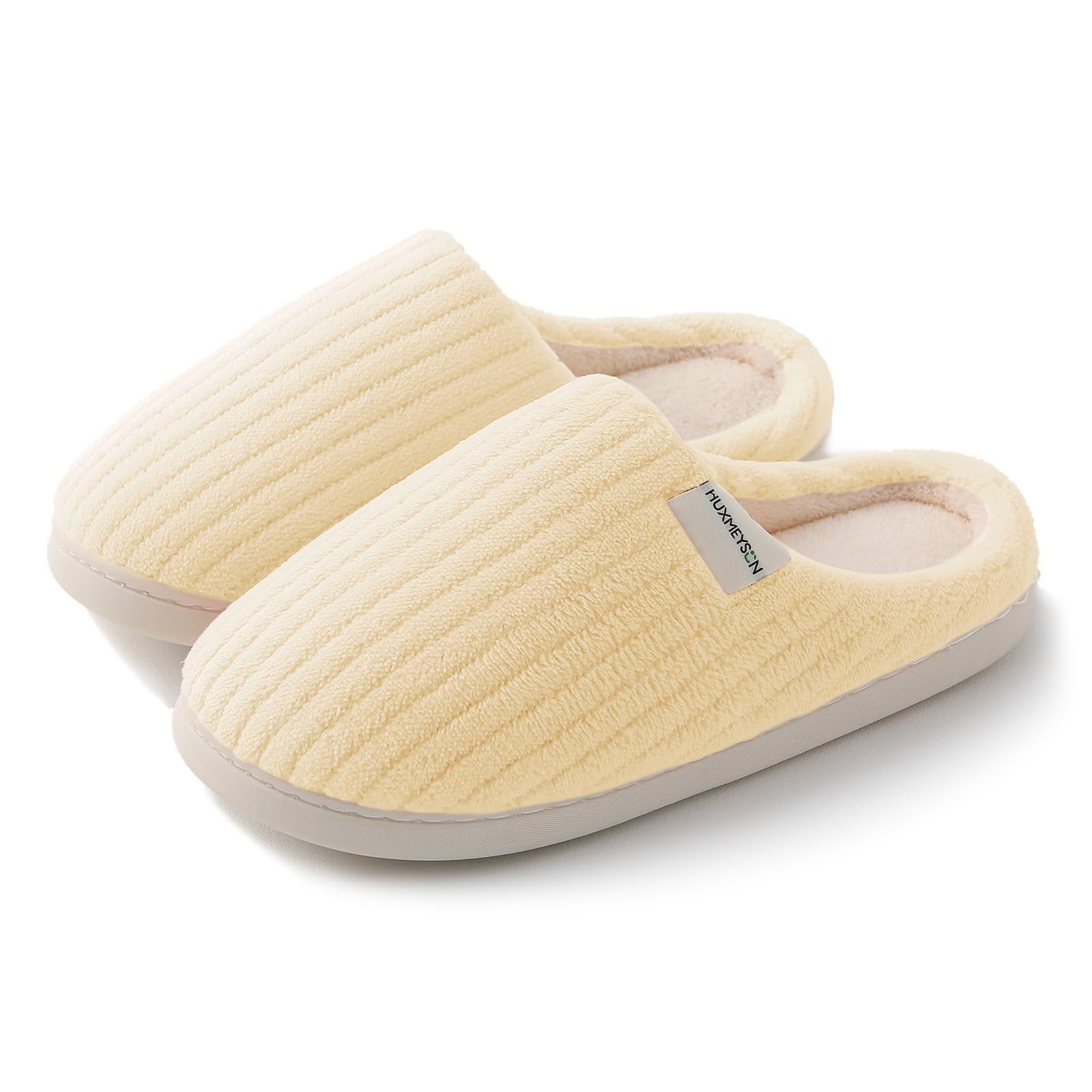 HUXMEYSON Womens Slippers Fuzzy House Slippers, Cozy Slippers for Women Indoor F