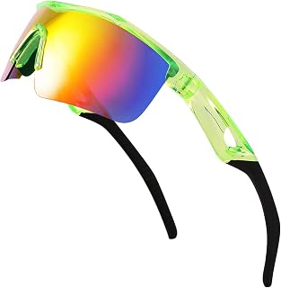 FEISEDY Kids Sunglasses Boys Girls Polarised Sports TR90 Lightweight Frame Cycling Childrens Sunglasses B2454