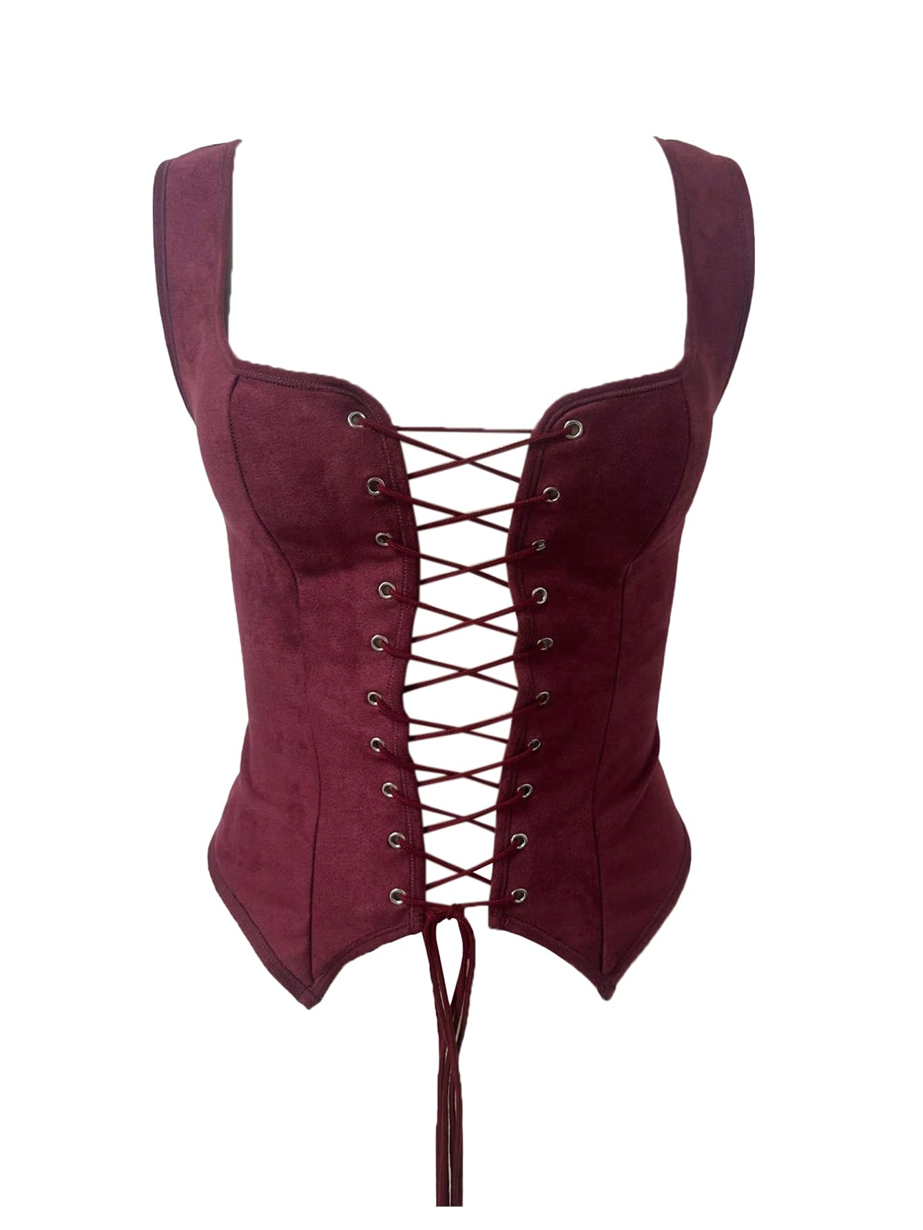 GORGLITTER Women's Western Cowgirl Rodeo Country Concert Outfits Vest Tops