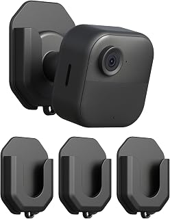 3 Pack Blink Camera No Drill No Screws Wall Mount Bracket for Blink Outdoor 4/Outdoor 2K+/Mini /Mini 2K+ /Indoor Camera, HBV Adhesive Mount