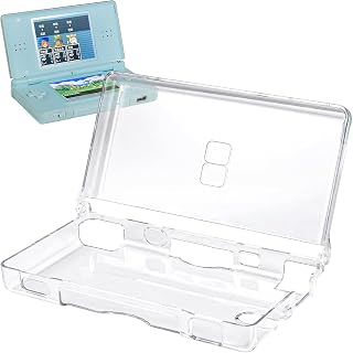 VSEER Crystal Clear Hard Shell Protective Case Cover for Nintendo DS Lite NDSL, Transparent, Snap-On Design, Compatible with Nintendo DS Lite Console