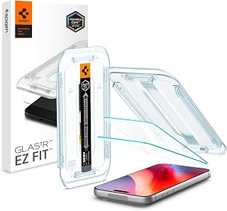 Spigen iPhone 18 Pro Max / 17 Pro Max / 16 Pro Max ガラスフィルム 2枚入 9H EZ Fit