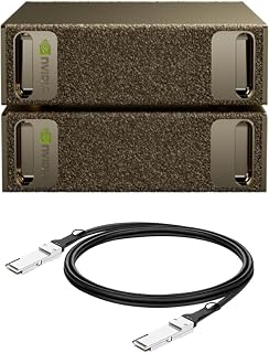 NVIDIA DGX Spark™ 2 Pack Personal AI Desktop Supercomputer | Cable Bundle, Desktop GB10 Grace Blackwell Chip
