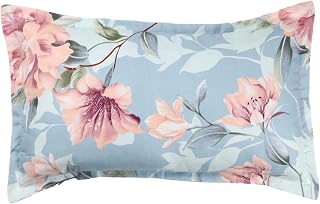 Pillowcase 50x70 Matching Pillow Case Pillowcase All Season Washable Easy Dry Pillow Cover Floral Flower (C)