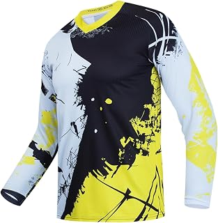 Men's Motocross Jersey Long Sleeve Motocross Shirt Male Mountain Dirt Bike Jersey Downhill Racing Riding Clothing Tops
