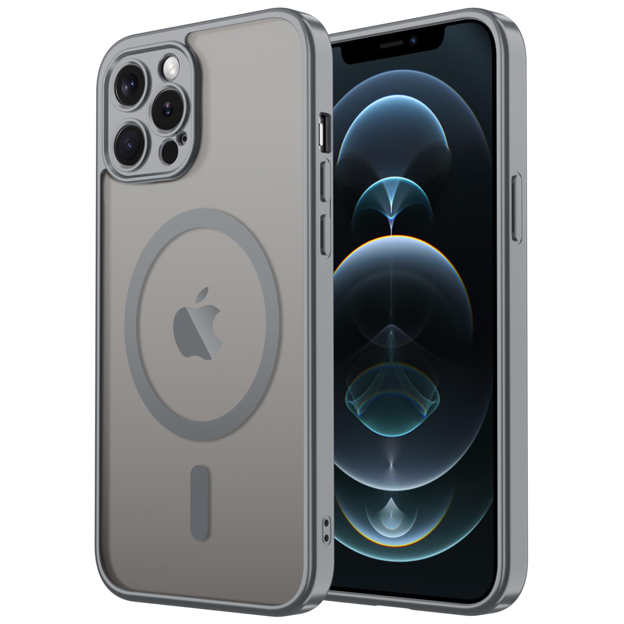 for iPhone 12 Pro Case[Compatible with MagSafe][Camera Protection][Military Grad