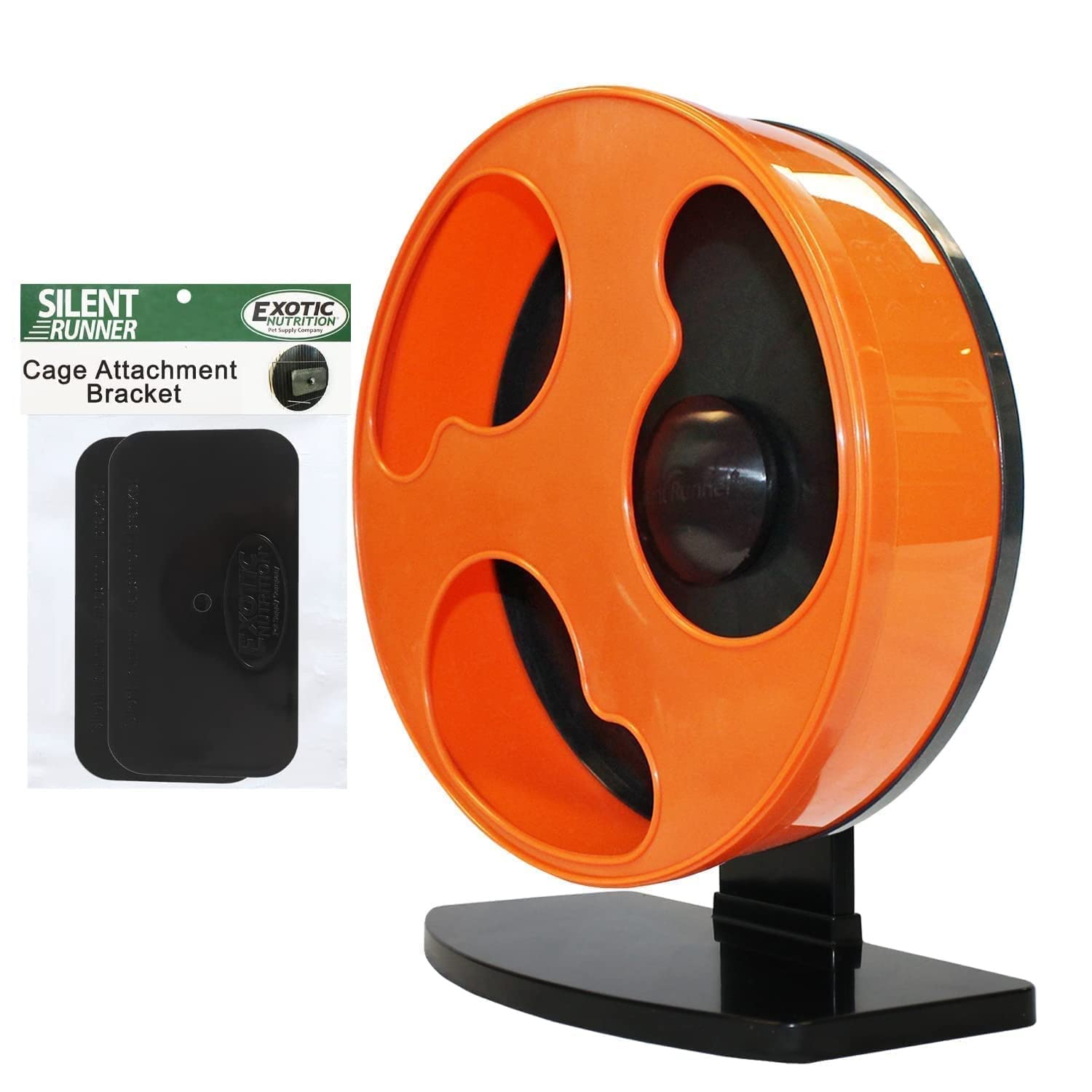 Silent Runner 12" Regular | Wheel + Cage Attachment | Sugar Gliders, Hamsters, R