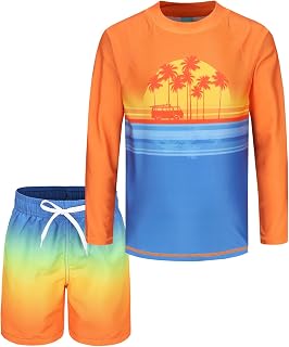 Aisyee UV Swimming Shirt Boys Swimming Shorts Children's Swimsuit 104 164 / 3-16 Years
