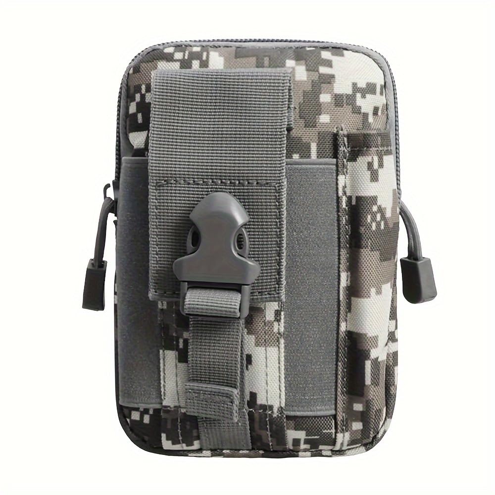 Military Waist Bag Multifunctional Oxford Fabric Waist Bag with Multiple Compart