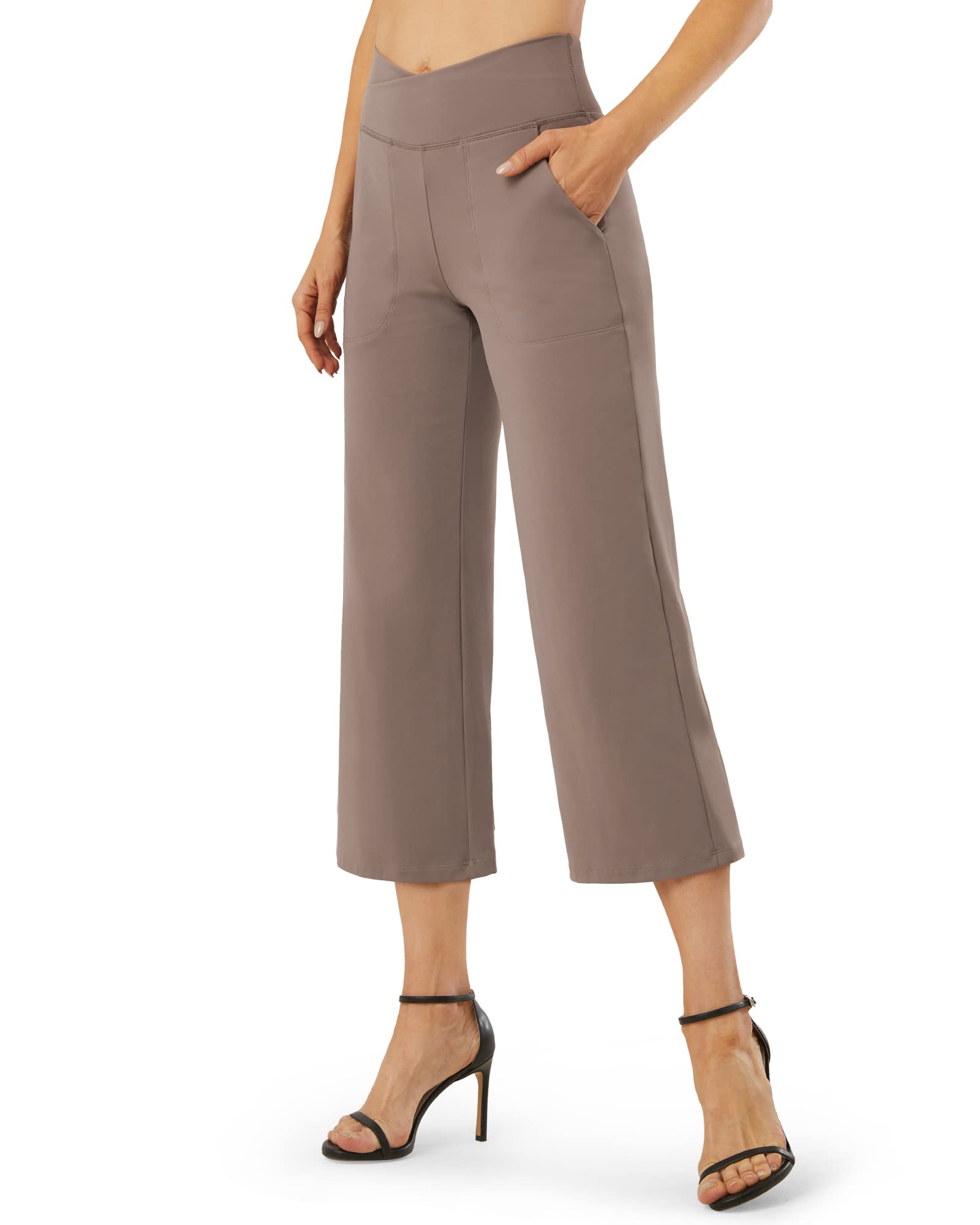 G4Free Womens Wide Leg Pants with Pockets for Yoga Casual Work