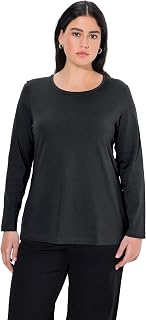 Ulla Popken Women's Long-Sleeved Shirt (Pack of 1)