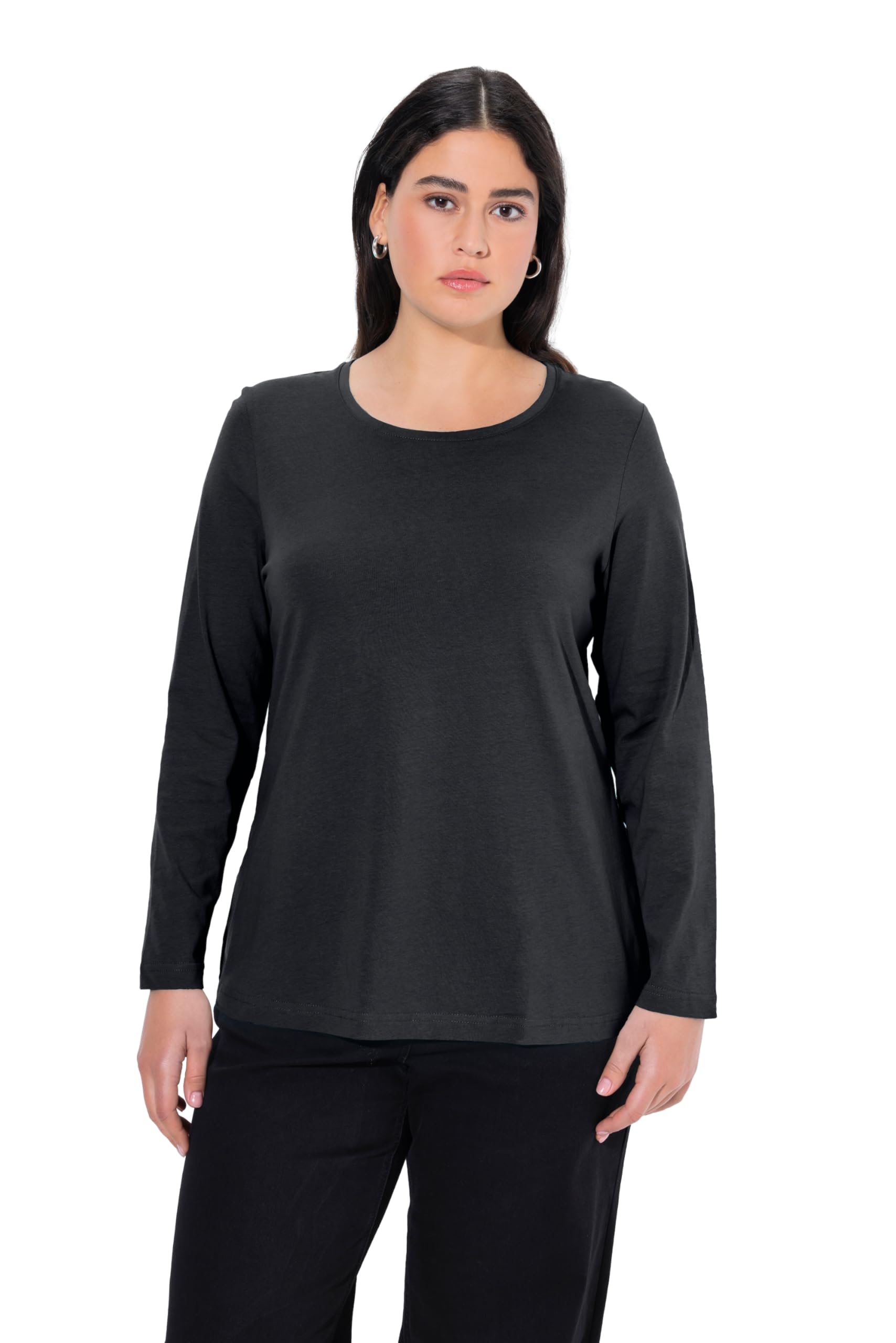 Ulla Popken Women's Long-Sleeved Shirt (Pack of 1)