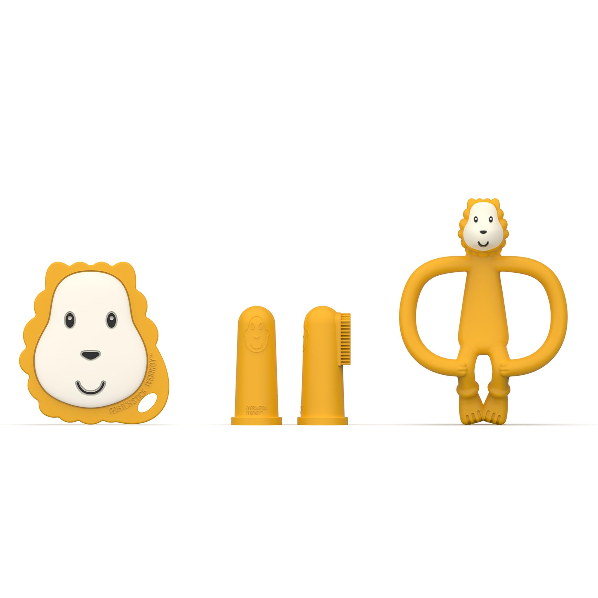 Matchstick Monkey Teething Starter Set, Baby Teething Relief, Ludo Lion
