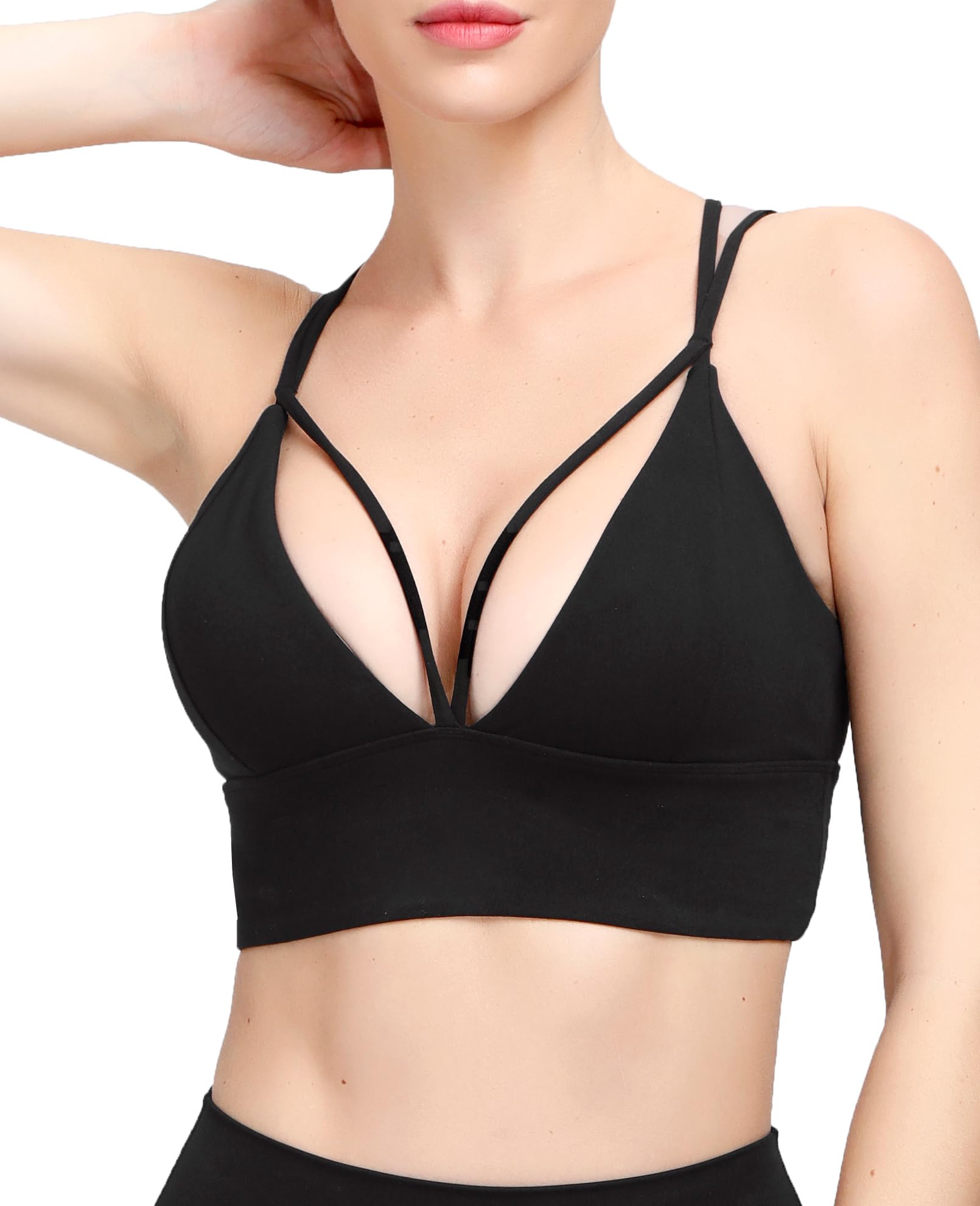 MotoRun bralettes for women, strappy sports bra, push up bra, sexy bra, rave top