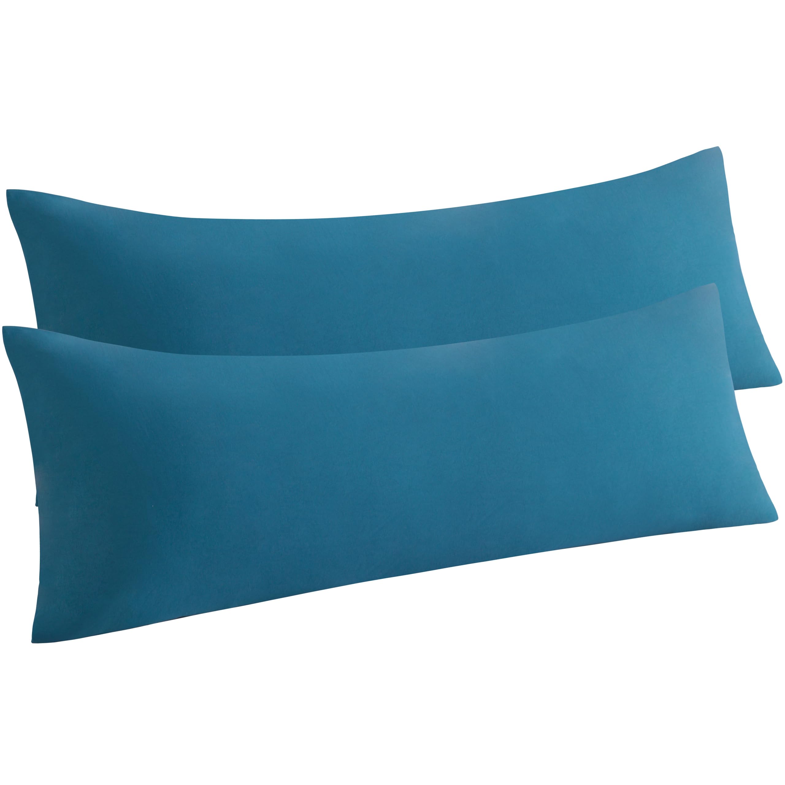 NTBAY Body Pillow Cases Set of 2, 2 Pack Brushed Microfiber 20x54 Pillow Cases, 