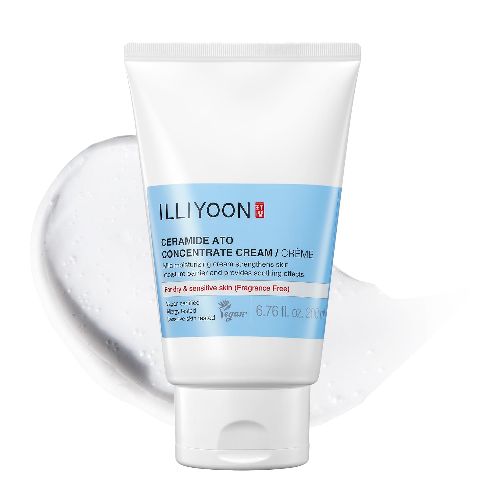 Illiyoon Ceramide Ato Concentrate Cream | Moisturizer for Dry & Sensitive Skin, 