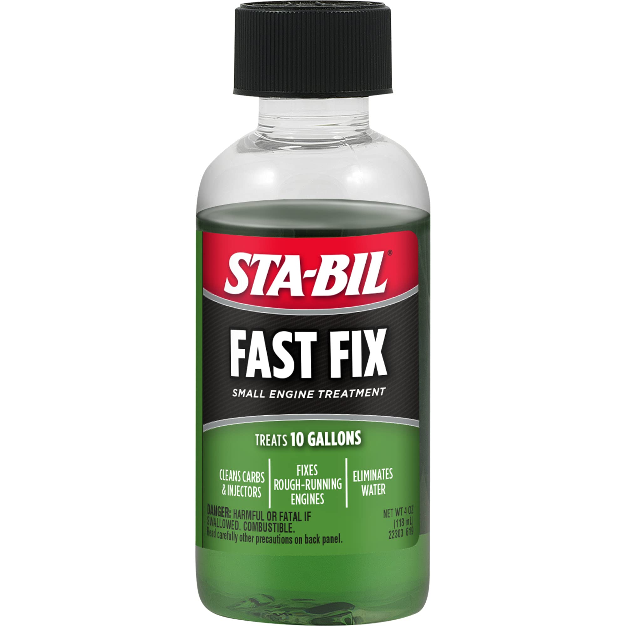 STA-BIL Fast Fix - Small Engine Treatment, Cleans Carburetors & Injectors, Fixes