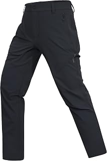 Pioneer Camp Men's Outdoor Hiking Trousers, Lightweight Trekking Trousers with Stretch and Water-Repellent, Breathable Functional Trousers for Work, Travel & Hiking