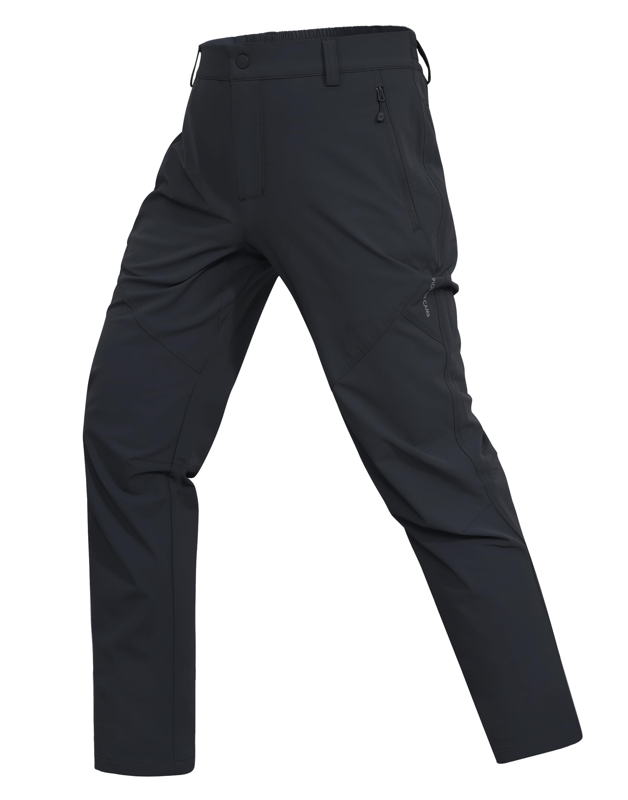 Pioneer Camp Men's Outdoor Hiking Trousers, Lightweight Trekking Trousers with S